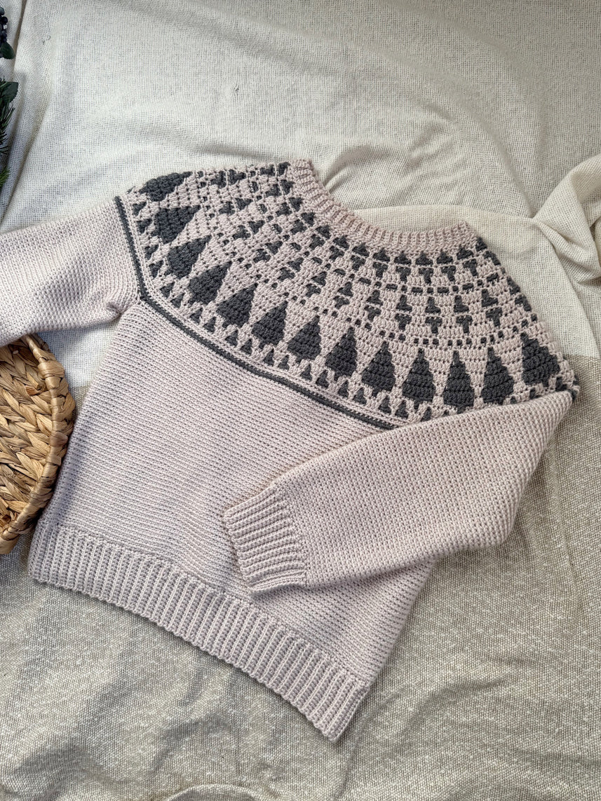 Adult Twinkling Trees Sweater - Image 3