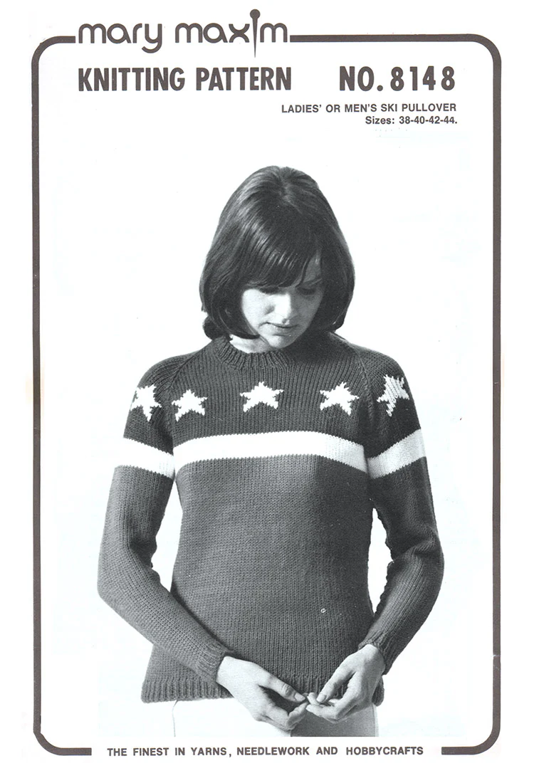 Adult's Patriotic Ski Pullover Pattern - Image 2
