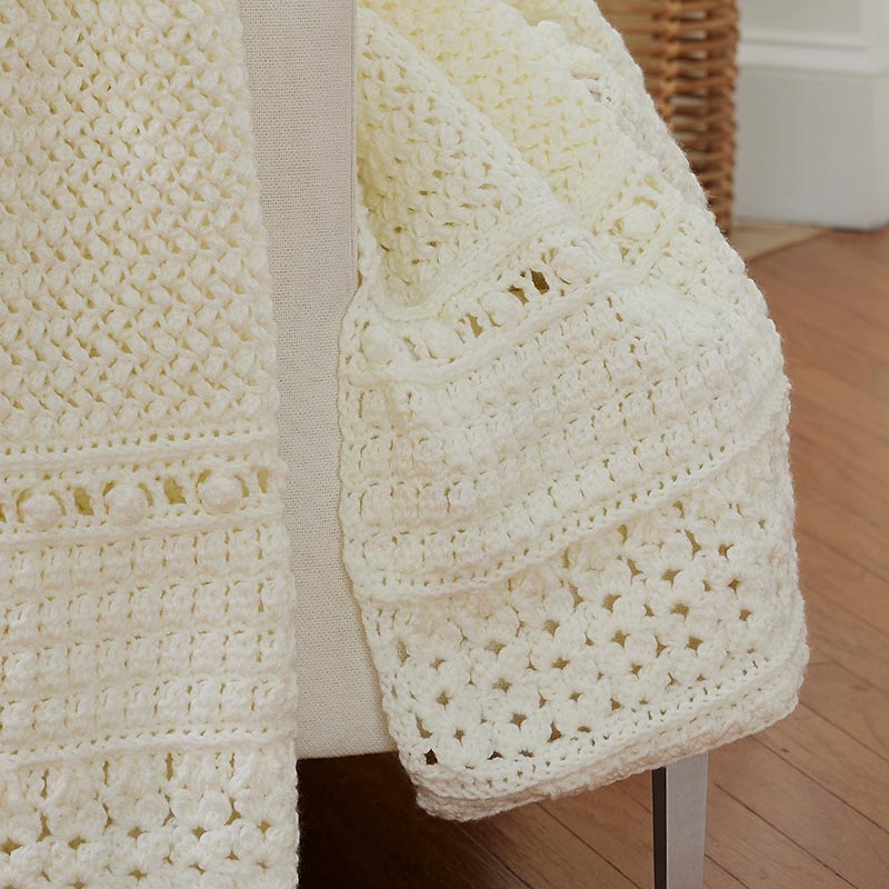 Aran Pebbled Afghan - Image 3