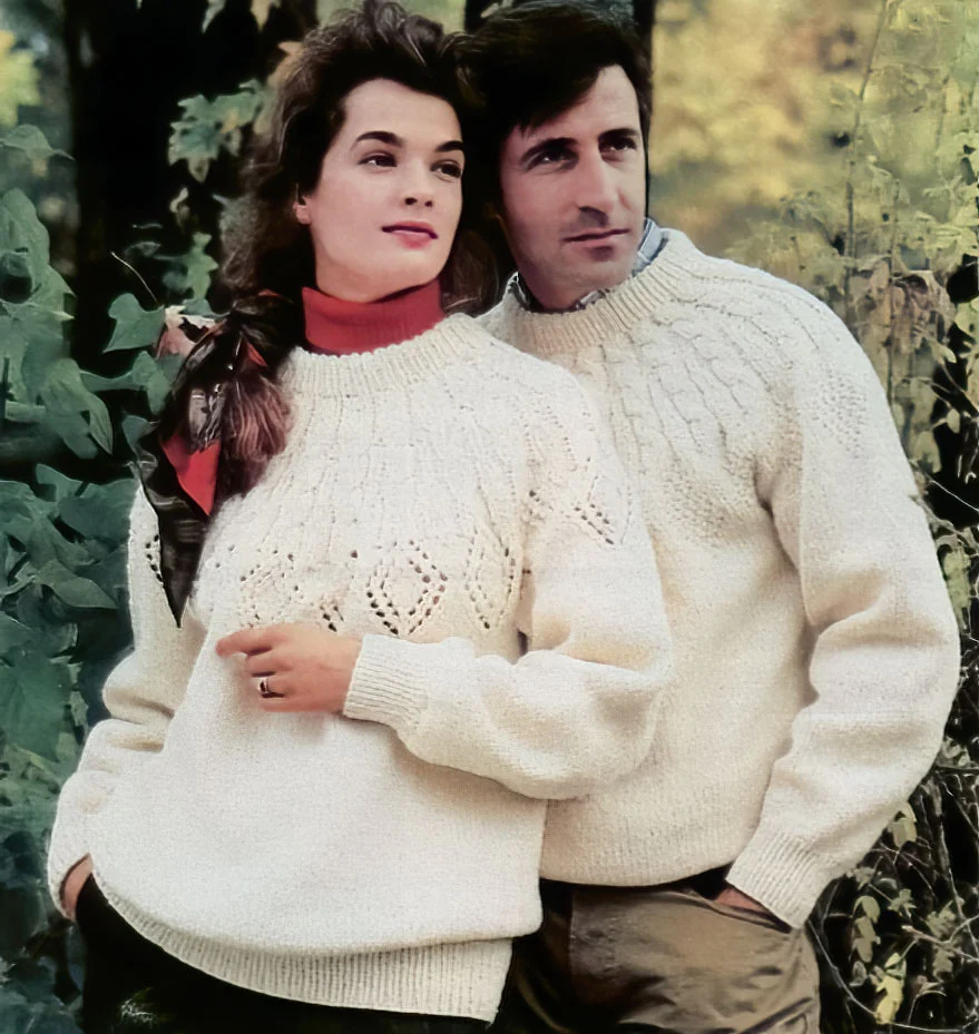 Aran Yoke Pullover Pattern - Image 2