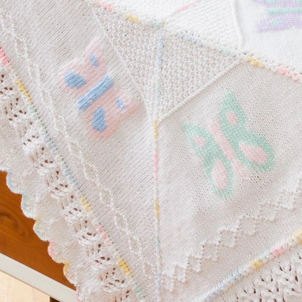 Babies and Butterflies Blanket Pattern - Image 3