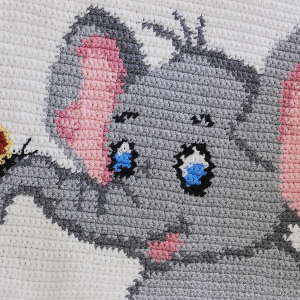 Baby Elephant Blanket Kit - Image 4