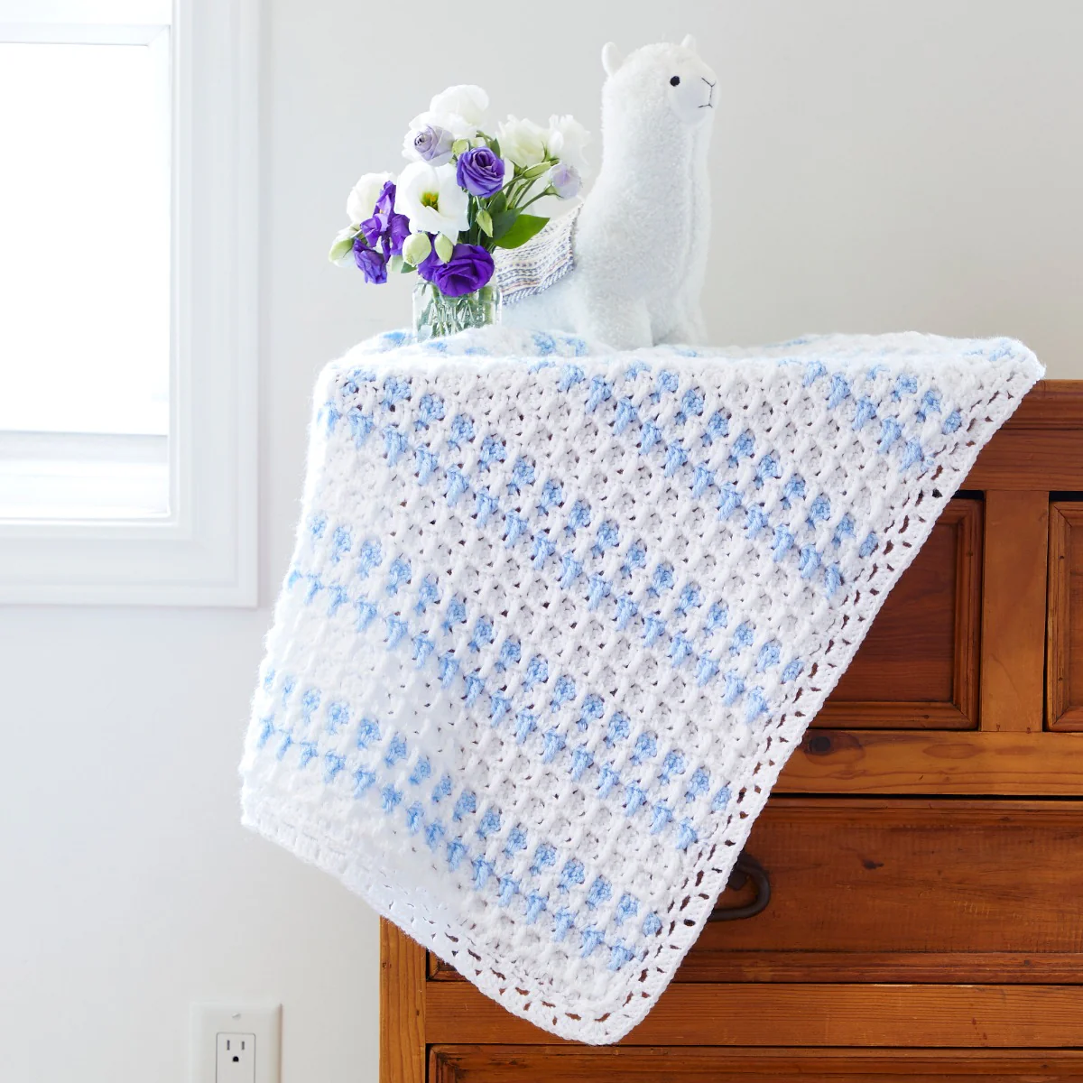 Baby Waffle Blanket Pattern - Image 4