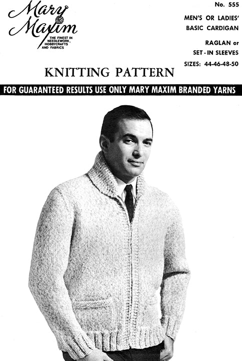 Adult's Basic Cardigan Pattern - Image 3