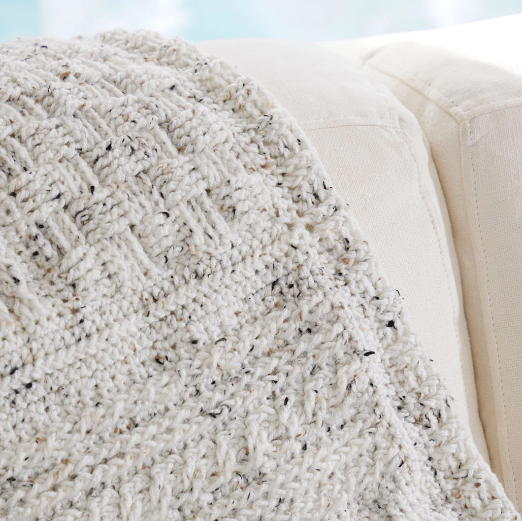 Basketweave & Cables Blanket - Image 3