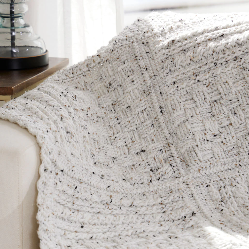 Basketweave & Cables Blanket - Image 6