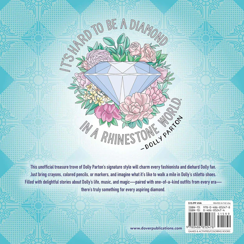 Be a Diamond Unofficial Dolly Parton Coloring Book - Image 2