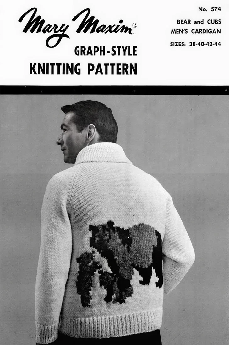Bear and Cubs Cardigan Pattern - Image 2