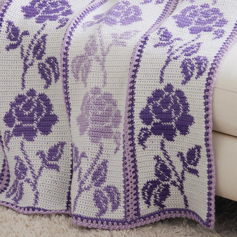 Bed of Roses Afghan - Image 3