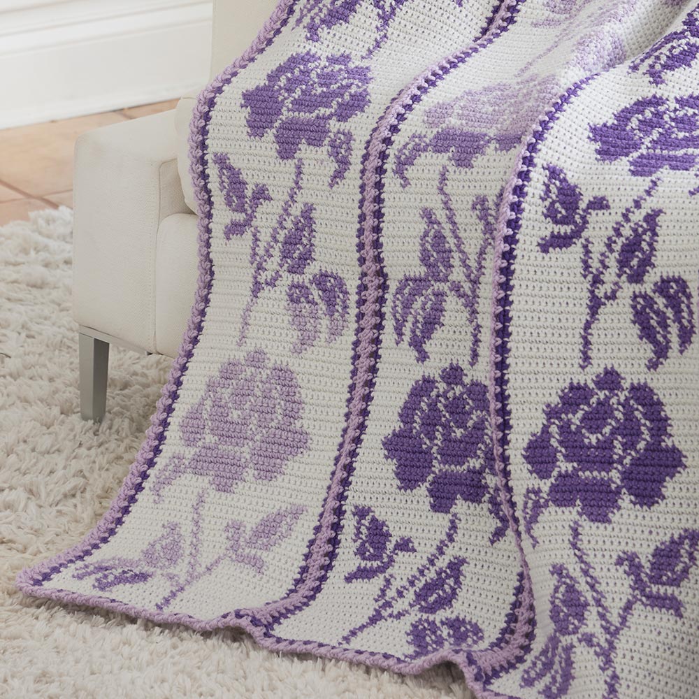 Bed of Roses Afghan - Image 4