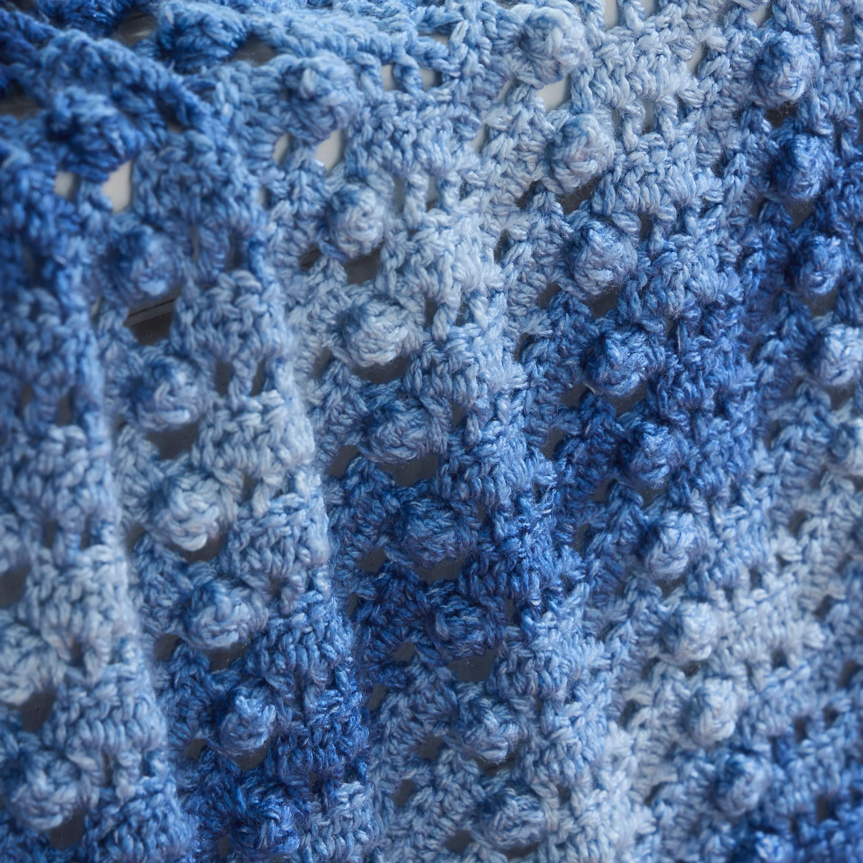 Bobble Wave Baby Crochet Blanket - Image 2