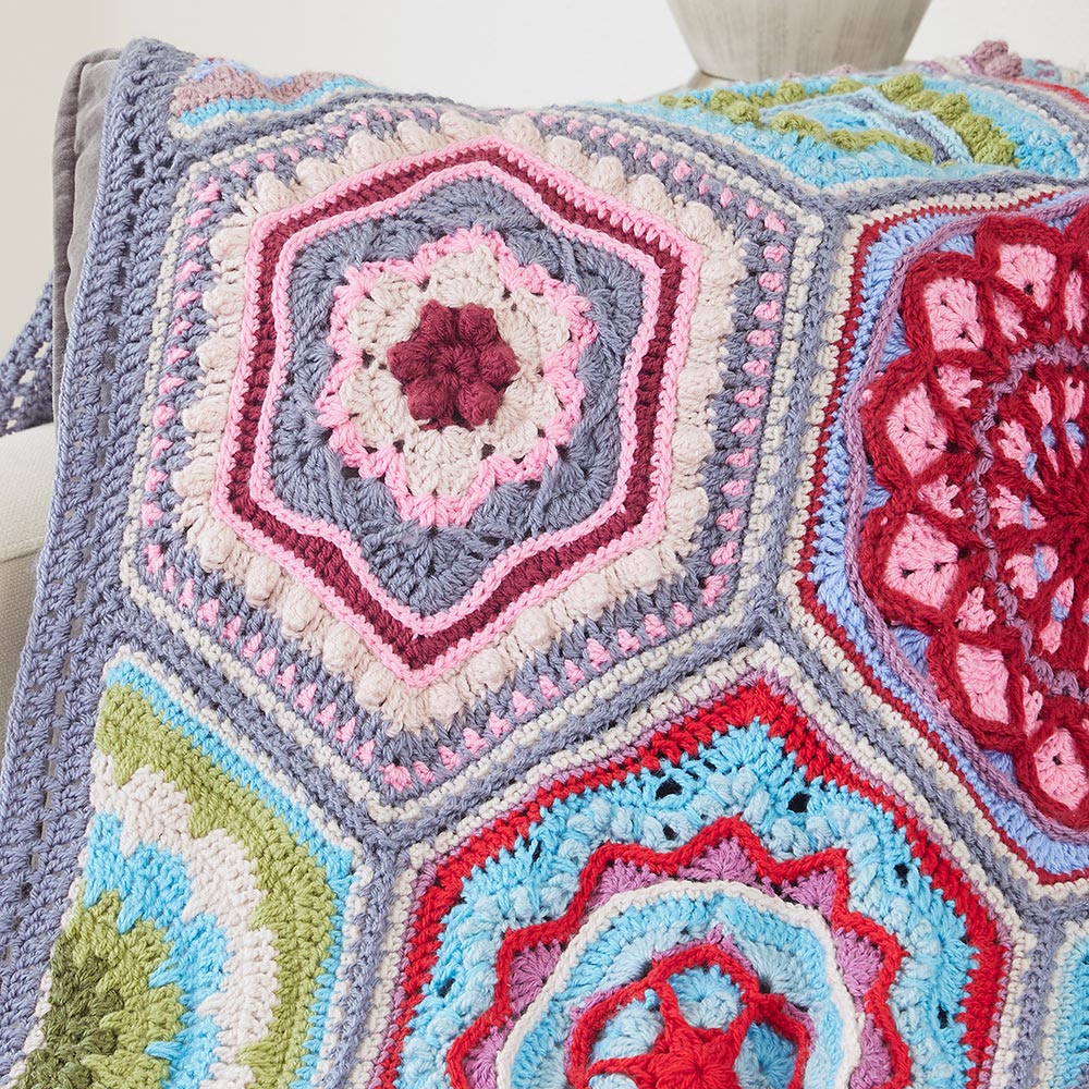 Bohemian Hexagons Throw (Premier Everyday DK) - Image 2