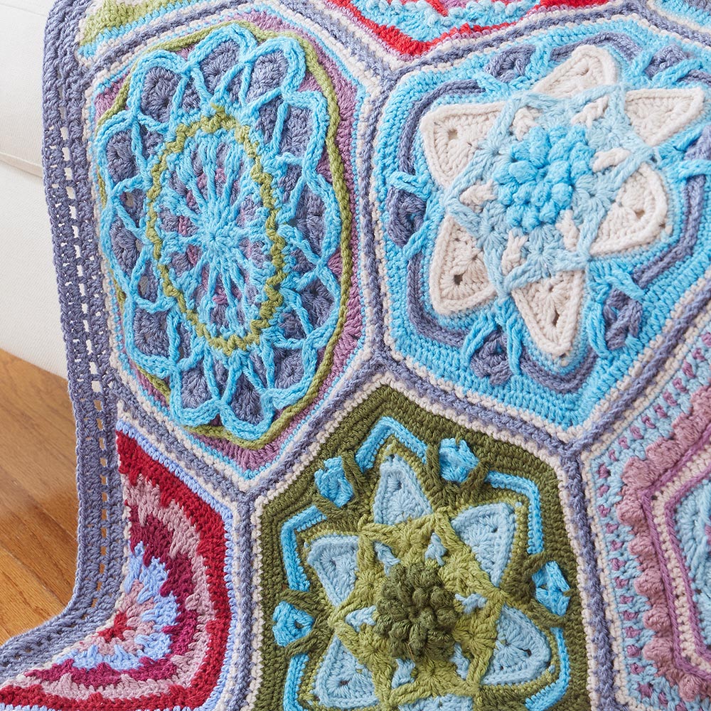 Bohemian Hexagons Throw (Premier Everyday DK) - Image 4