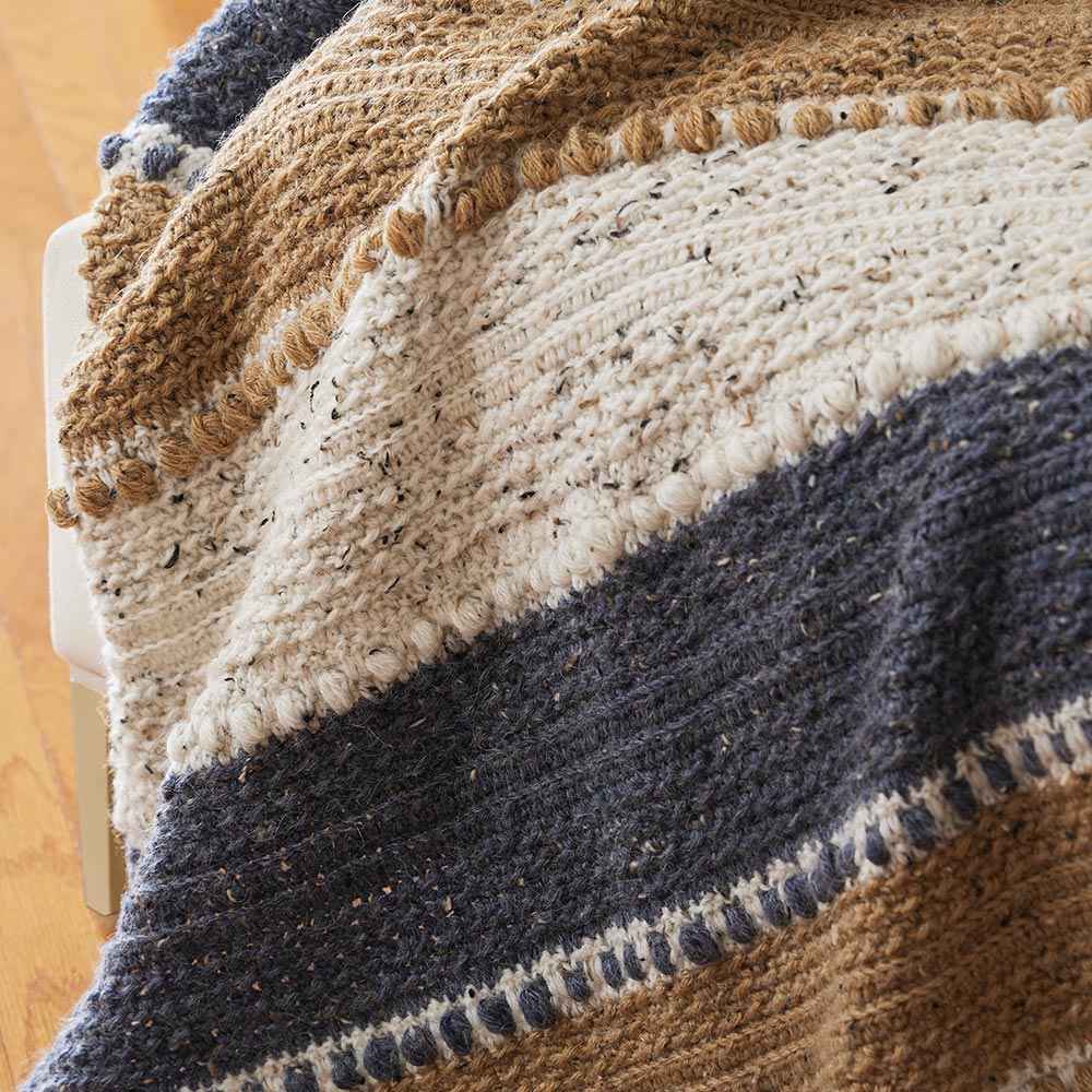 Boldly Striped Throw Pattern - Image 2