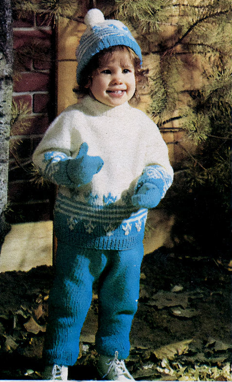 Fair Isle Four Piece Set Pattern