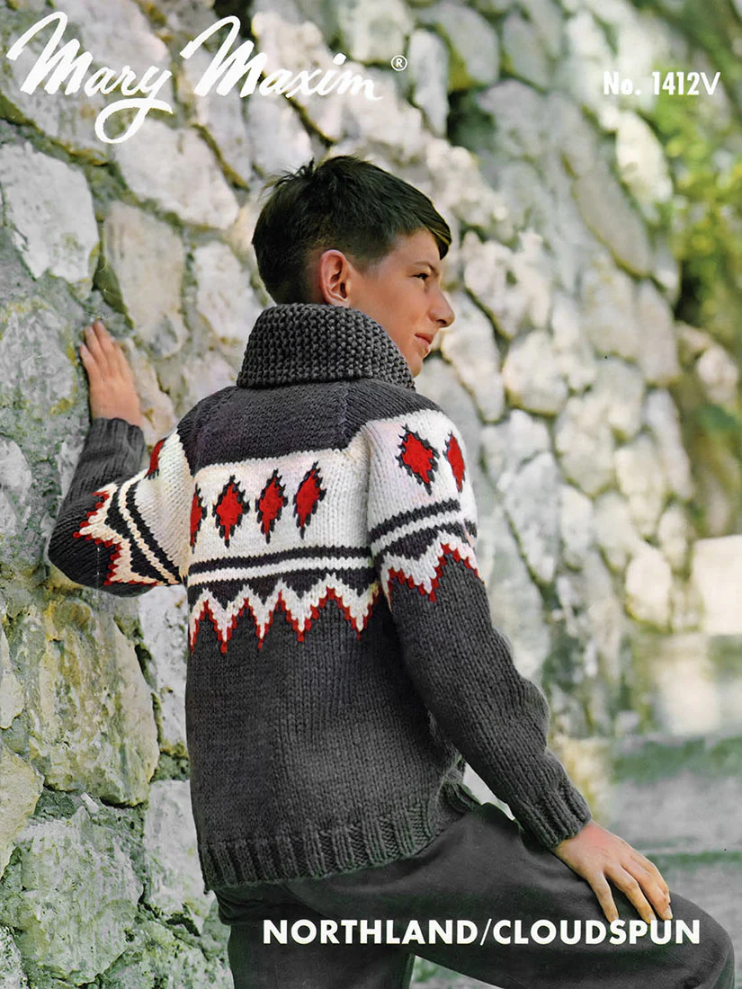 Boys' or Girls' Saranac Cardigan Pattern - Image 3