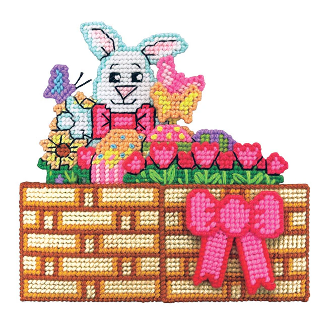 Bunny in a Box Plastic Canvas Kit - Image 3