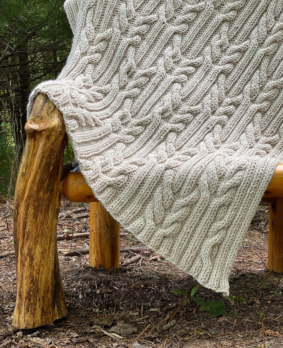 Cables & Ribs Blanket Pattern - Image 3