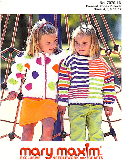 Carnival Stripes Pullover Pattern