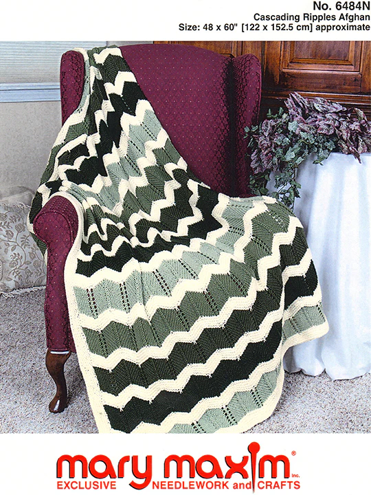 Cascading Ripples Afghan Pattern
