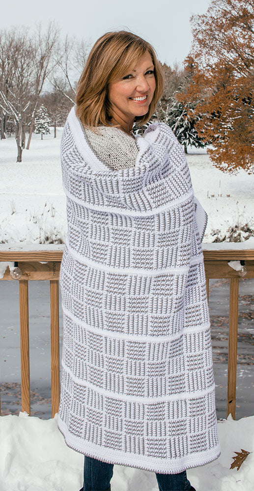 Chequered Plaid Afghan - Image 8
