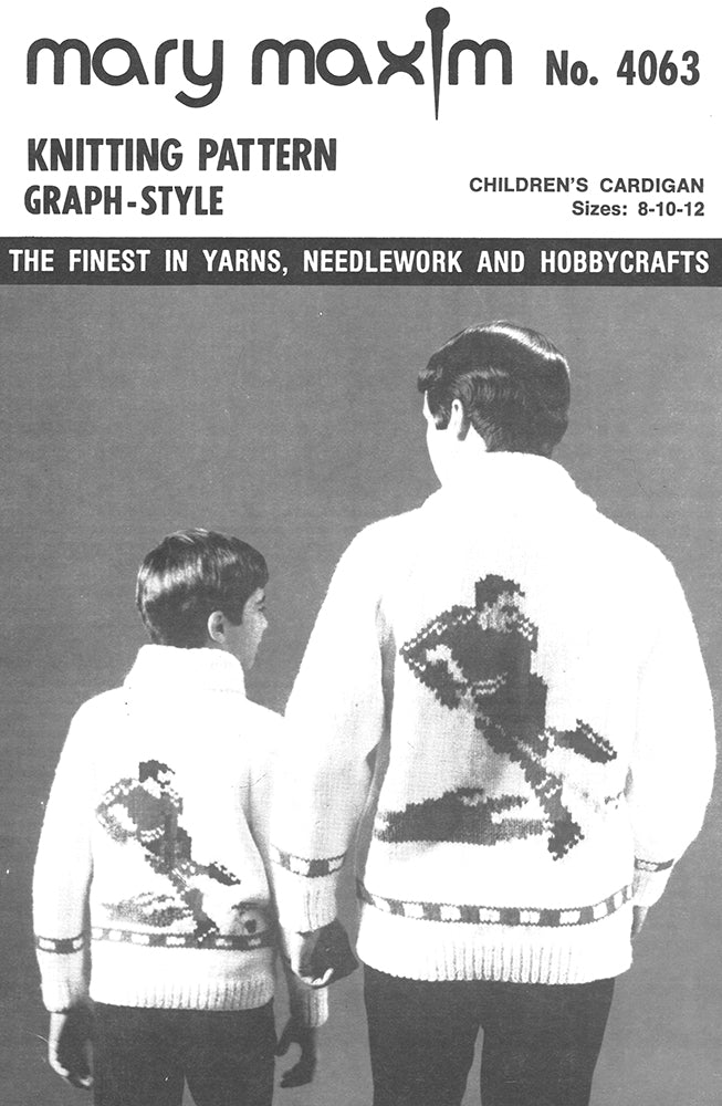 Children's Hockey Cardigan Pattern - Image 3