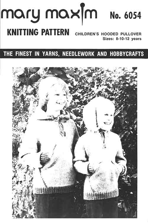 Children's Hooded Pullover Pattern - Image 2