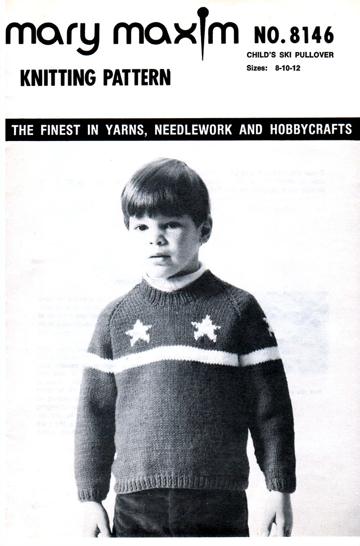 Child's Patriotic Ski Pullover Pattern - Image 2