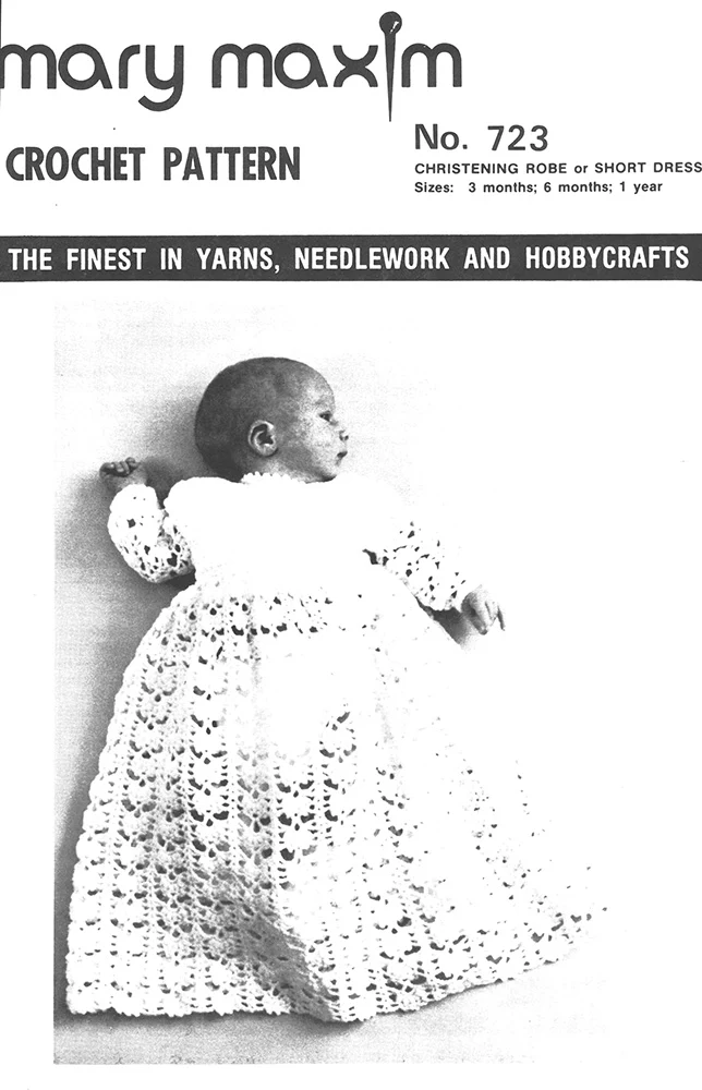Christening Robe or Short Dress Pattern - Image 2