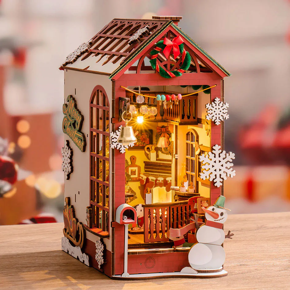Christmas Indoor Scene Book Nook Model Kit - Image 2