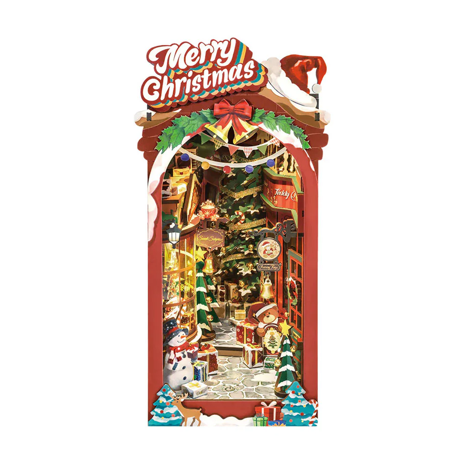 Christmas Street Book Nook Model Kit - Image 2