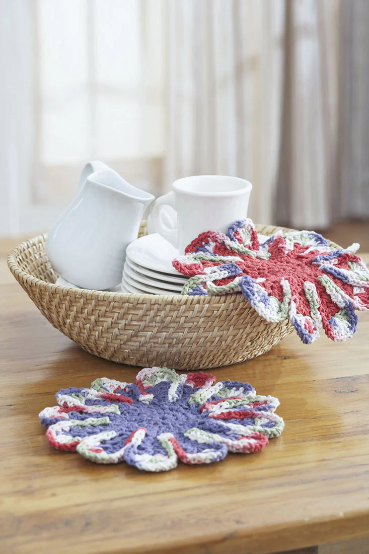 Chrysanthemum Dishcloth Pattern