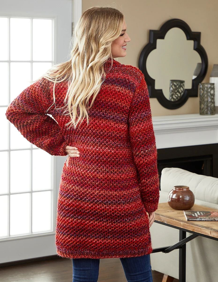 Chunky Textured Cardigan - Image 4