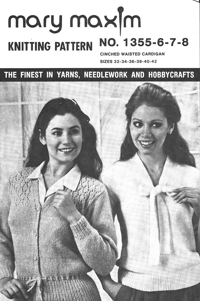 Cinched Waisted Cardigan Pattern