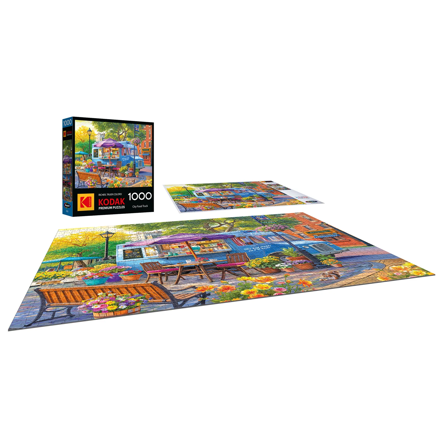 City Food Truck Jigsaw Puzzle - Image 3
