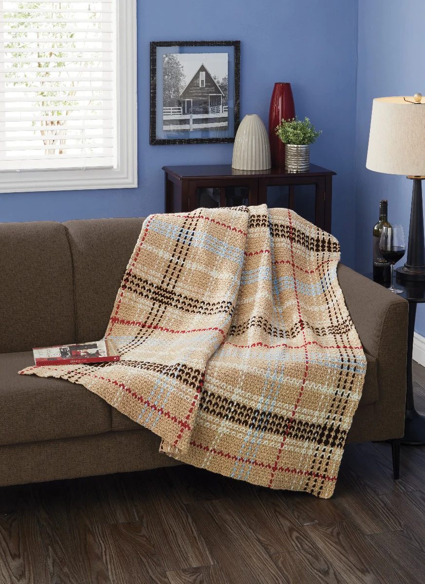 City of Ottawa Tartan Afghan
