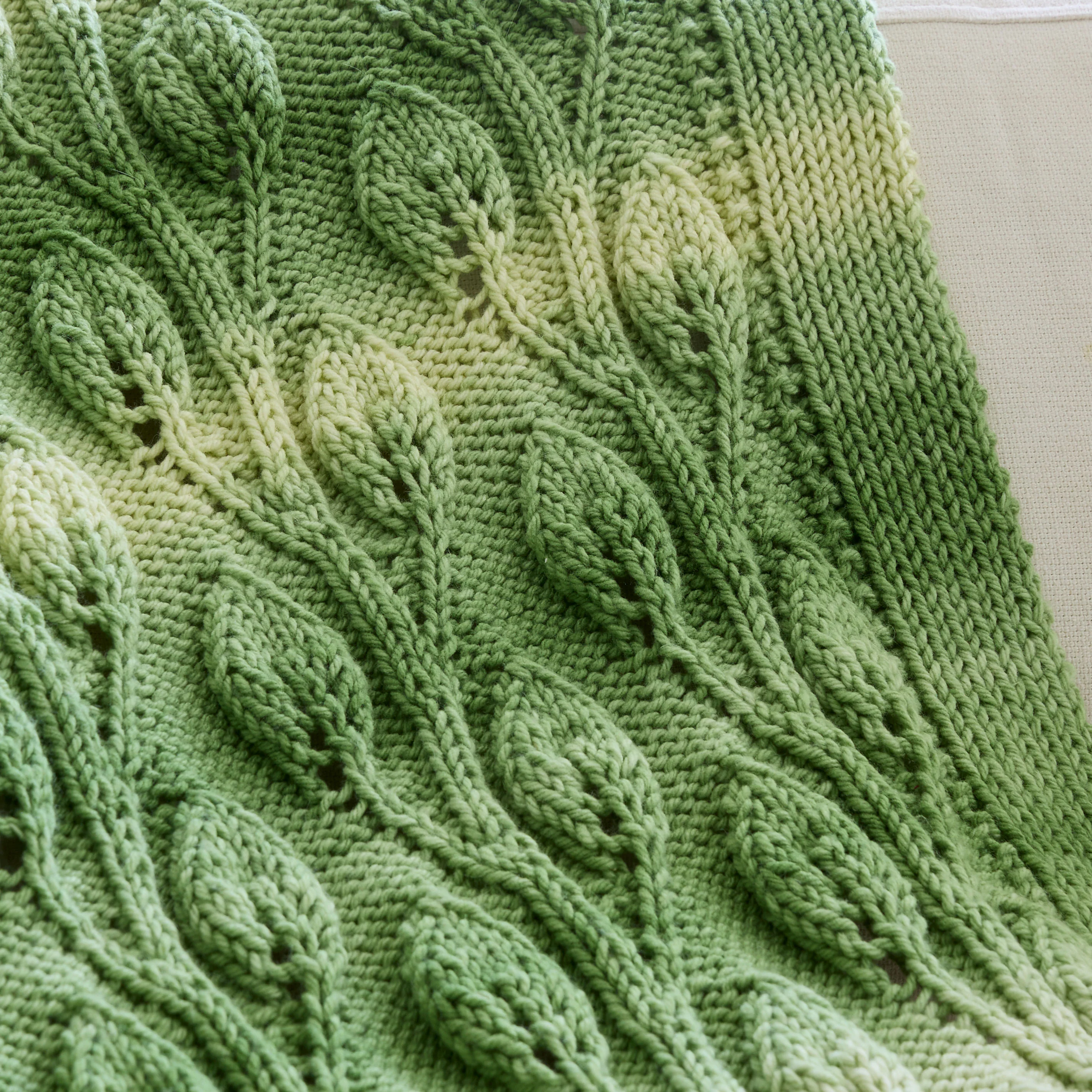 Climbing Vines Knit Afghan - Image 5