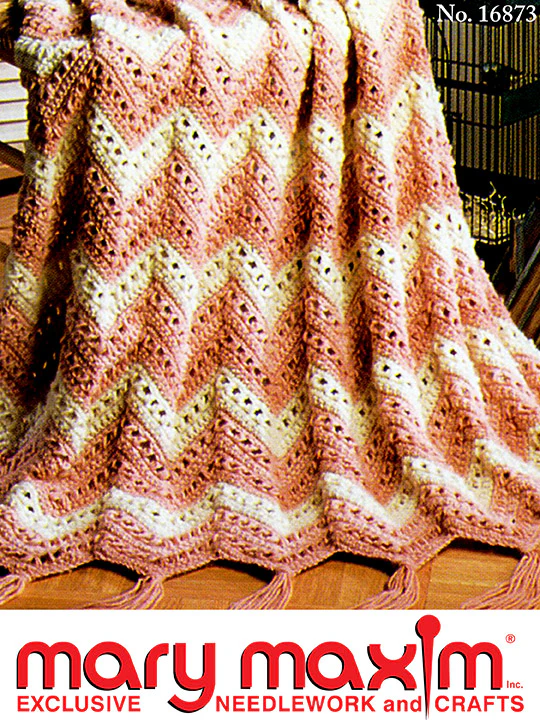 Cluster Ripple Afghan Pattern