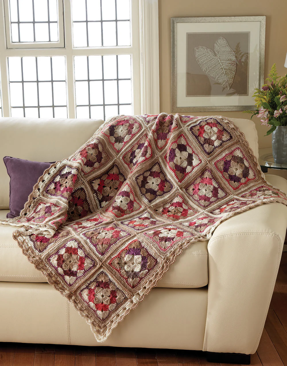 Color Splash Throw Pattern