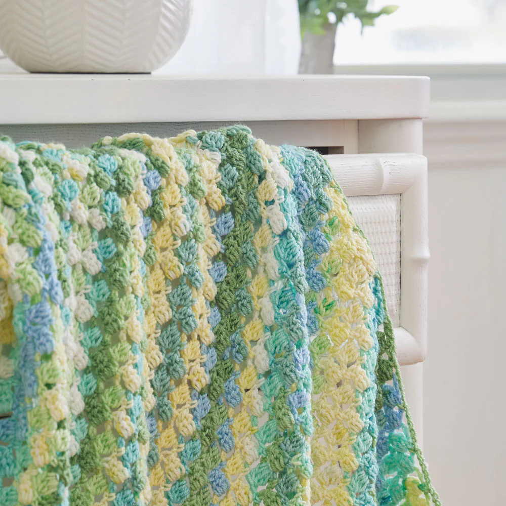 Corner to Corner Clusters Baby Blanket - Image 5