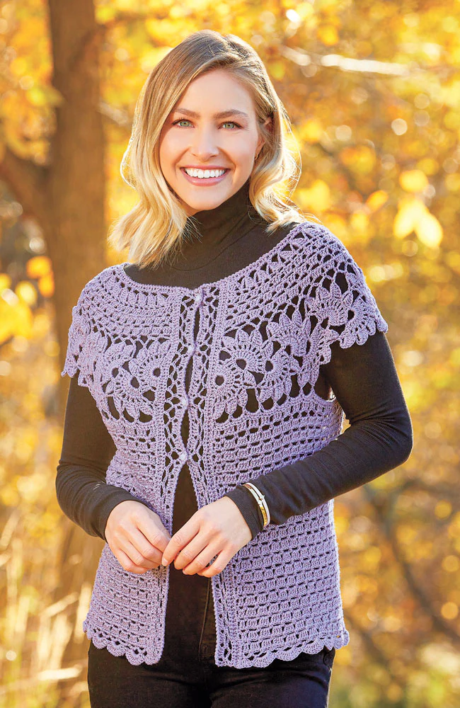 Crescent Yoke Cardigan Pattern