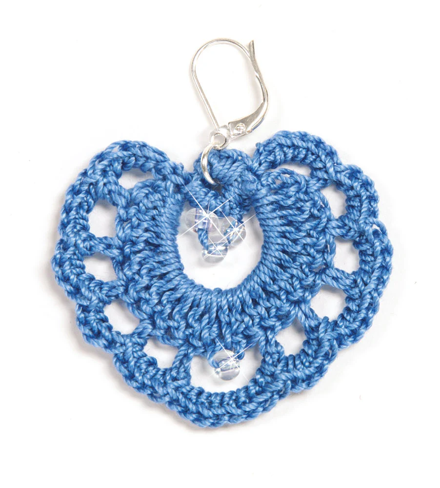 Crochet Beaded Earrings Pattern - Image 2