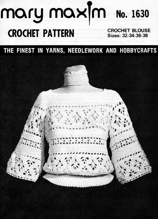 Lacy Topper Crochet Blouse Pattern - Image 2