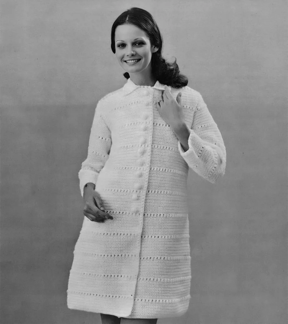 Ladies' Crochet Coat Pattern - Image 2