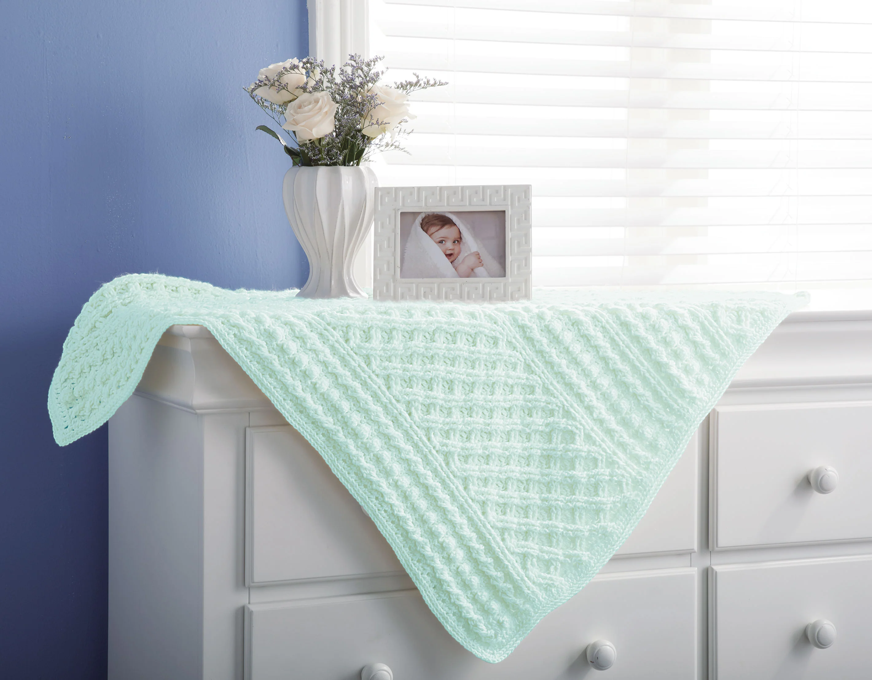 Crocheted Cables Blanket - Image 14