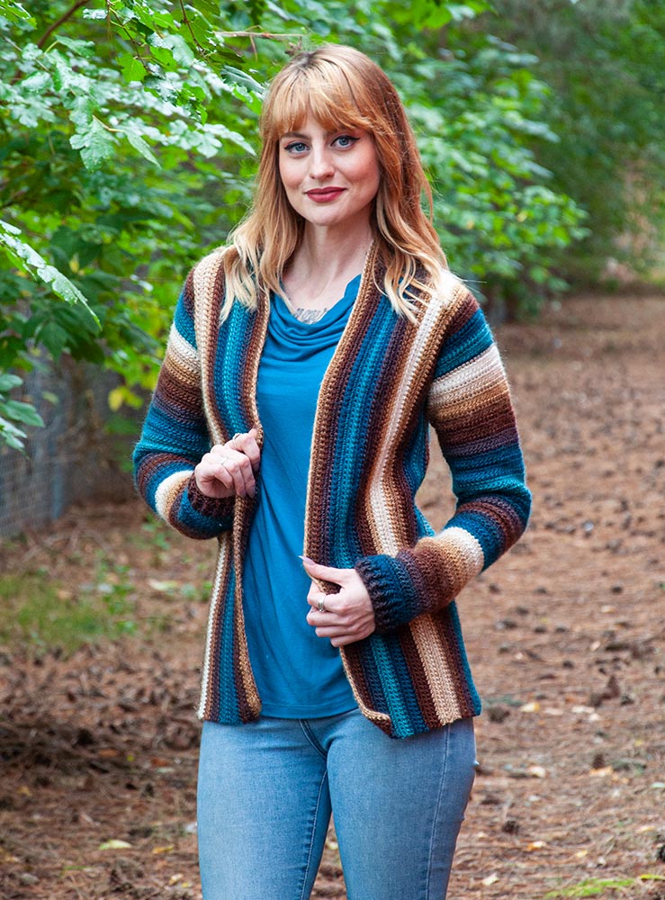 Crocheted Prism Cardigan - Image 3