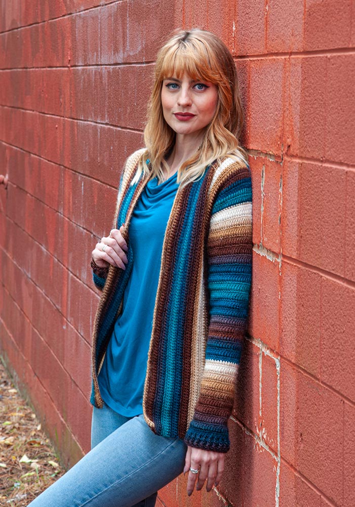 Crocheted Prism Cardigan Pattern - Image 3