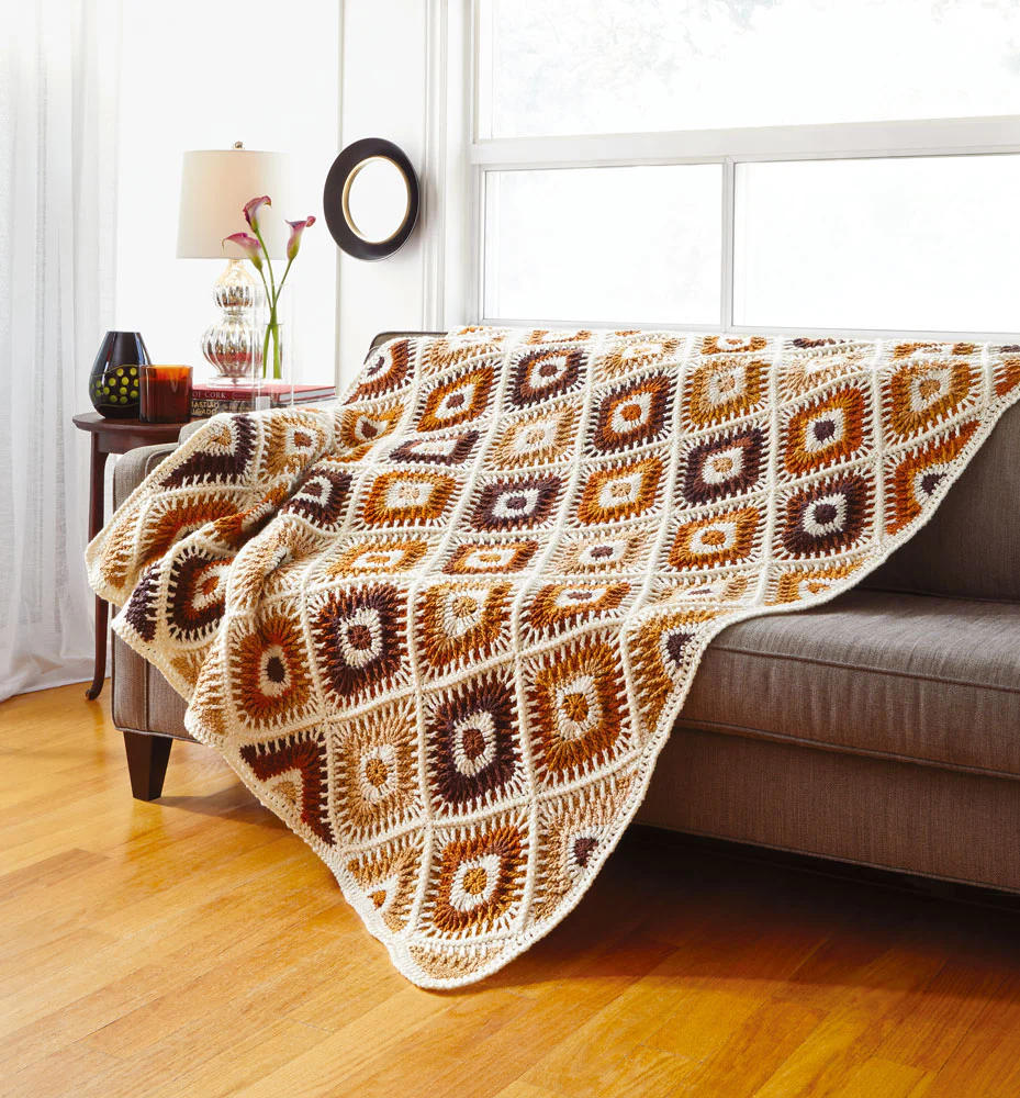 Dazzler Diamond Afghan Pattern