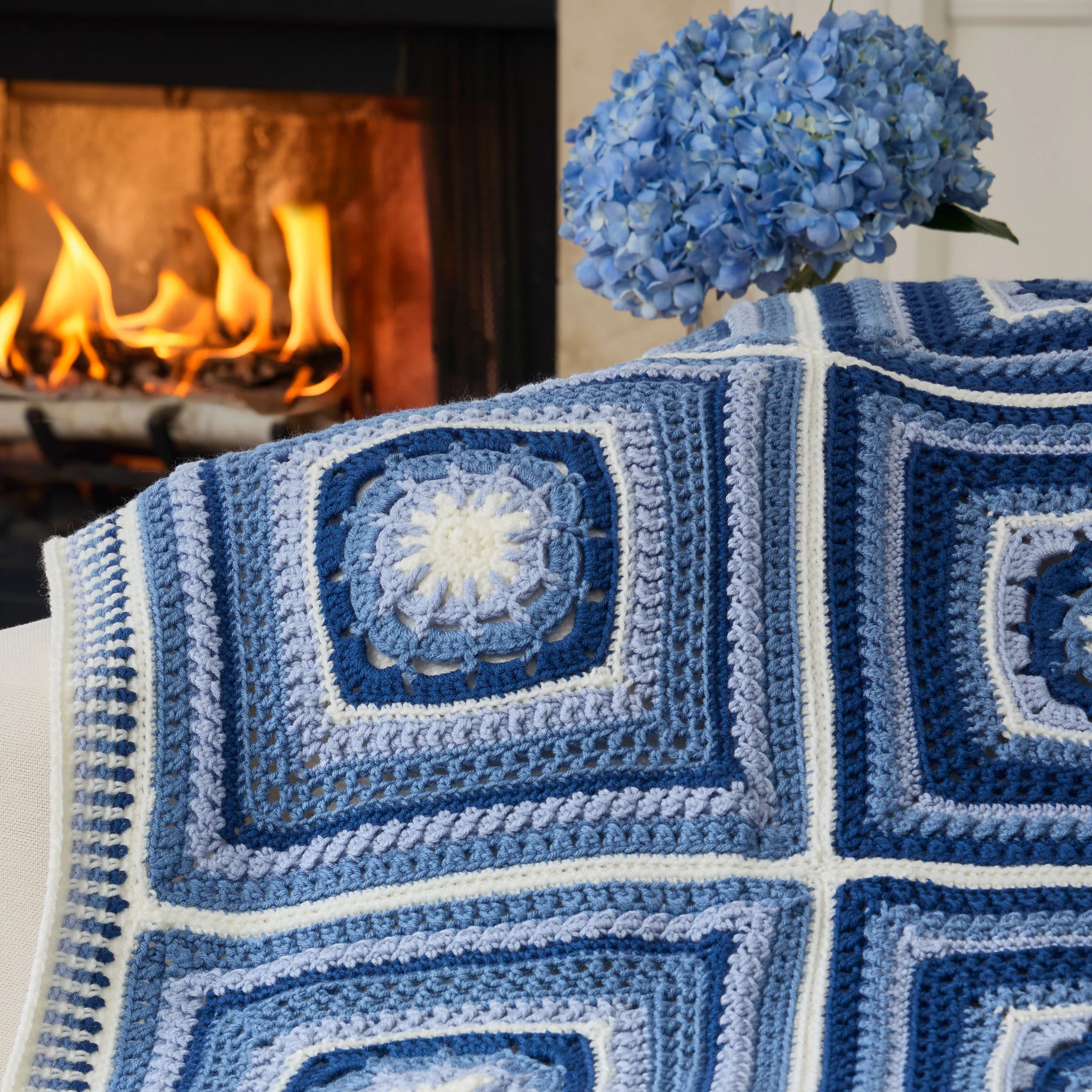 Delft Blue Afghan - Image 5