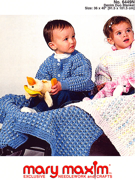 Denim Duo Blanket Pattern